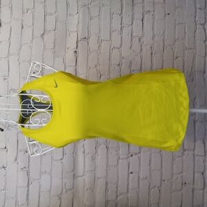 Nike Women's Dri-Fit Athletic Tank EUC size small neon yellow